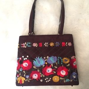 Embroidered Handbag